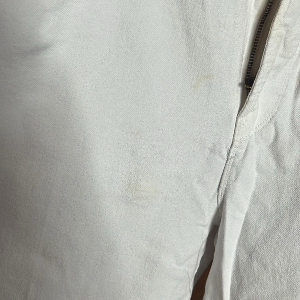 NWT Good American Good Legs Straight White Raw Hem Jeans High Rise Size 22 Plus - Picture 11 of 12